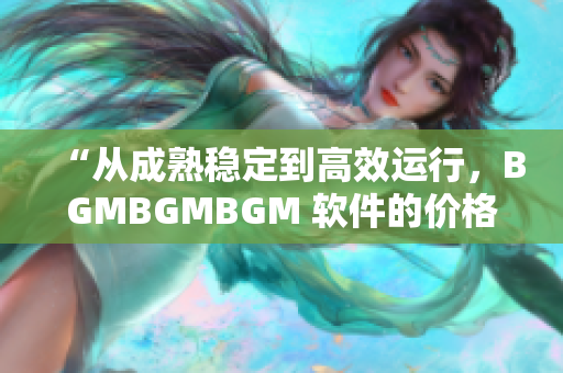 “从成熟稳定到高效运行，BGMBGMBGM 软件的价格分析与应用推荐”