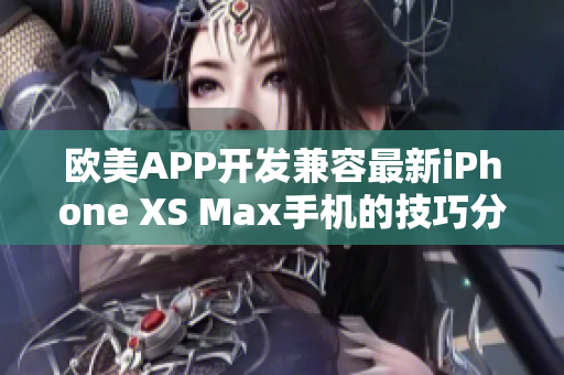 欧美APP开发兼容最新iPhone XS Max手机的技巧分享