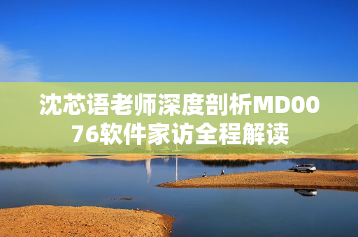 沈芯语老师深度剖析MD0076软件家访全程解读