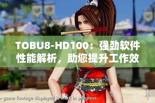 TOBU8-HD100：强劲软件性能解析，助您提升工作效率