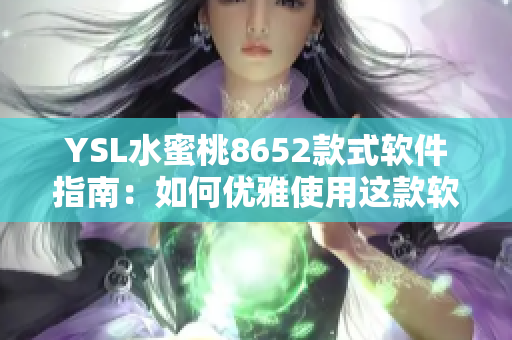 YSL水蜜桃8652款式软件指南：如何优雅使用这款软件