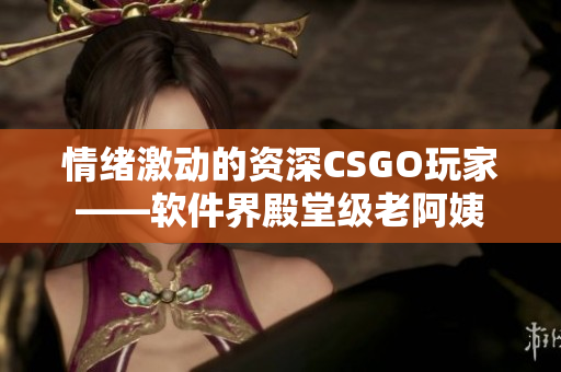 情绪激动的资深CSGO玩家——软件界殿堂级老阿姨