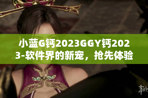 小蓝G钙2023GGY钙2023-软件界的新宠，抢先体验技术革新