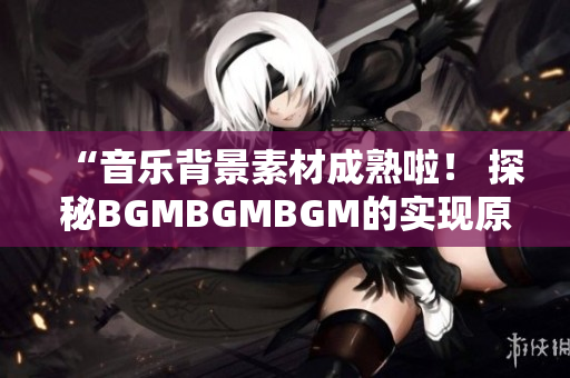 “音乐背景素材成熟啦！ 探秘BGMBGMBGM的实现原理及市场价格”