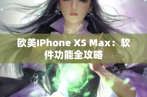 欧美IPhone XS Max：软件功能全攻略