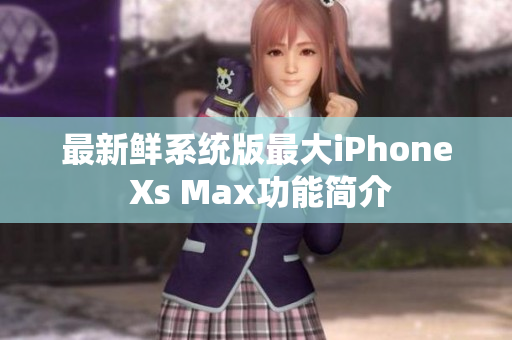 最新鲜系统版最大iPhone Xs Max功能简介