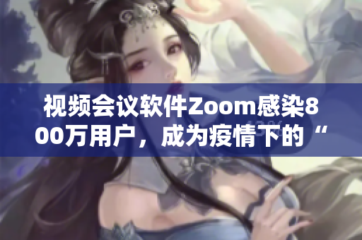 视频会议软件Zoom感染800万用户，成为疫情下的“网红应用”