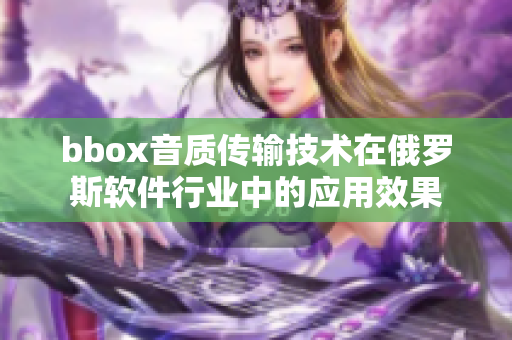 bbox音质传输技术在俄罗斯软件行业中的应用效果