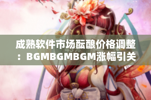 成熟软件市场酝酿价格调整：BGMBGMBGM涨幅引关注