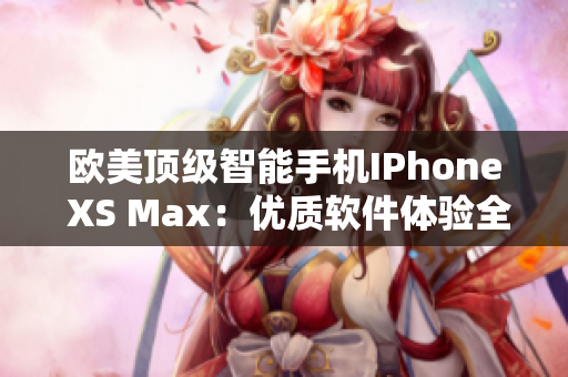 欧美顶级智能手机IPhone XS Max：优质软件体验全面升级