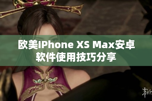 欧美IPhone XS Max安卓软件使用技巧分享