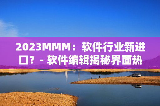 2023MMM：软件行业新进口？- 软件编辑揭秘界面热度