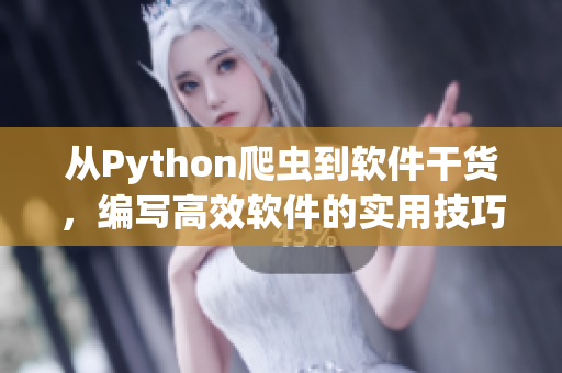 从Python爬虫到软件干货，编写高效软件的实用技巧