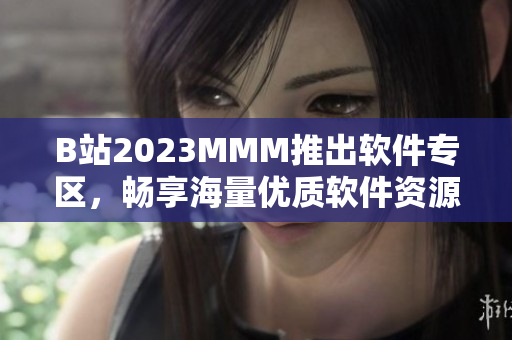 B站2023MMM推出软件专区，畅享海量优质软件资源