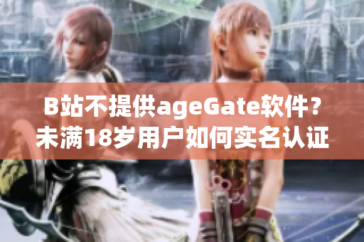 B站不提供ageGate软件？未满18岁用户如何实名认证？